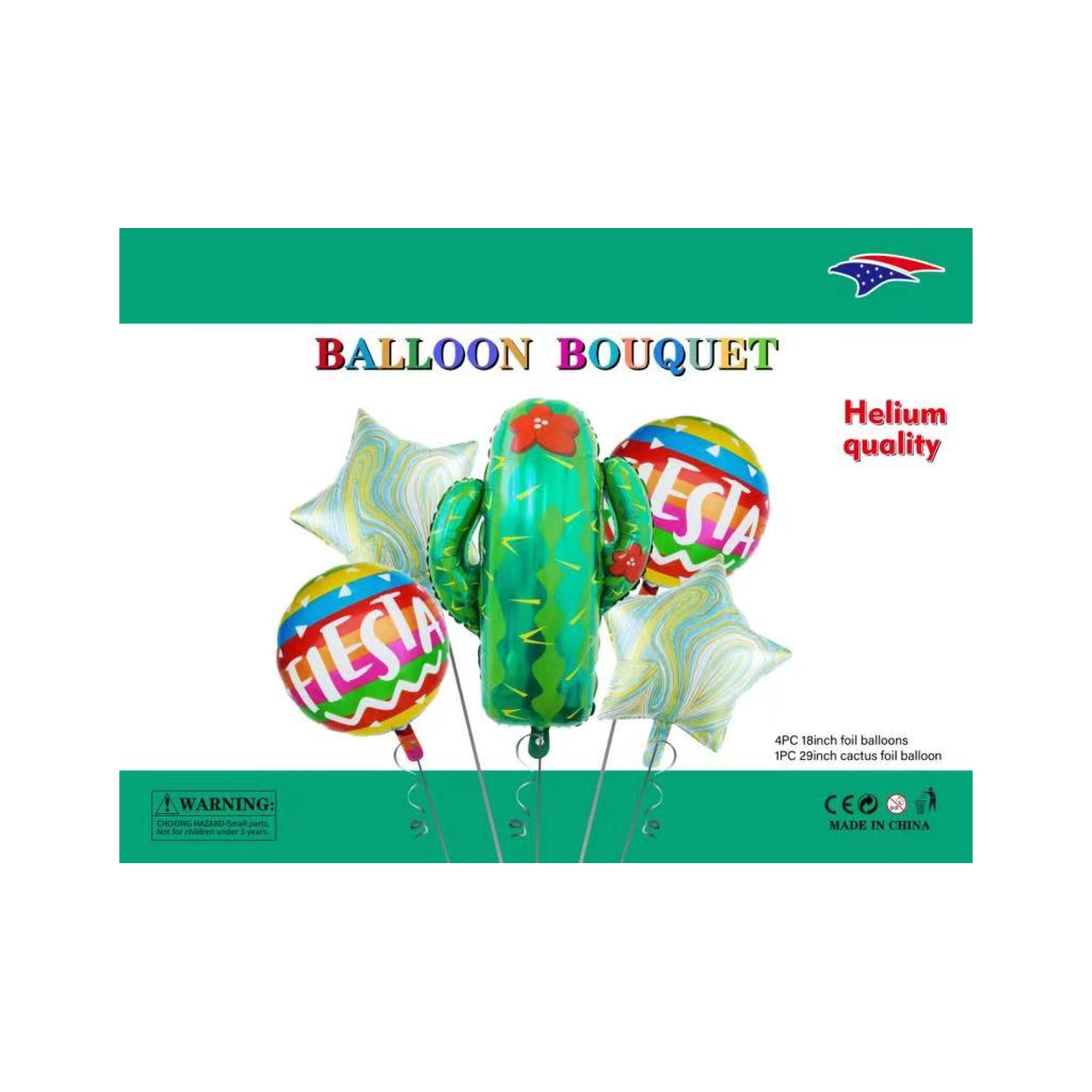 Balloon Bouquet Fiesta Cactus